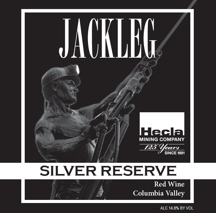 Jackleg Red Silver Reserve Wine Label